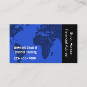 Financial Investment Services Company Visitkort