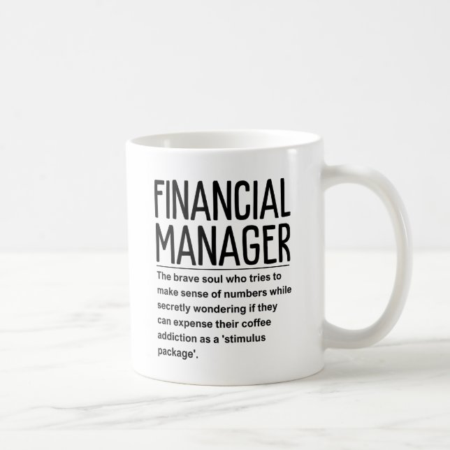 Financial manager kaffemugg (Höger)