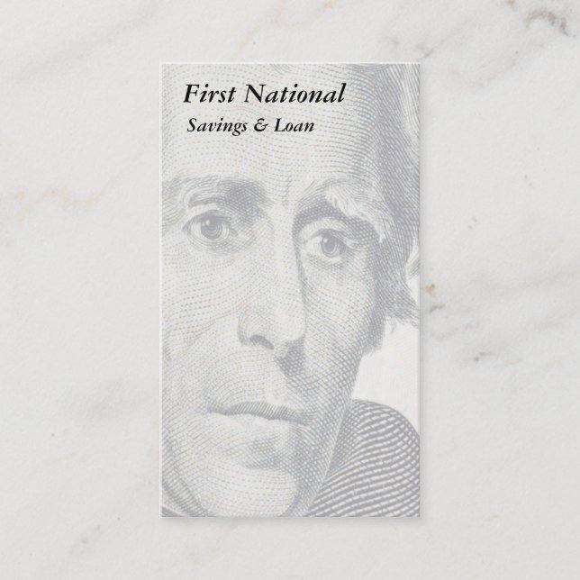 Finans/bank Visitkort (Framsida)