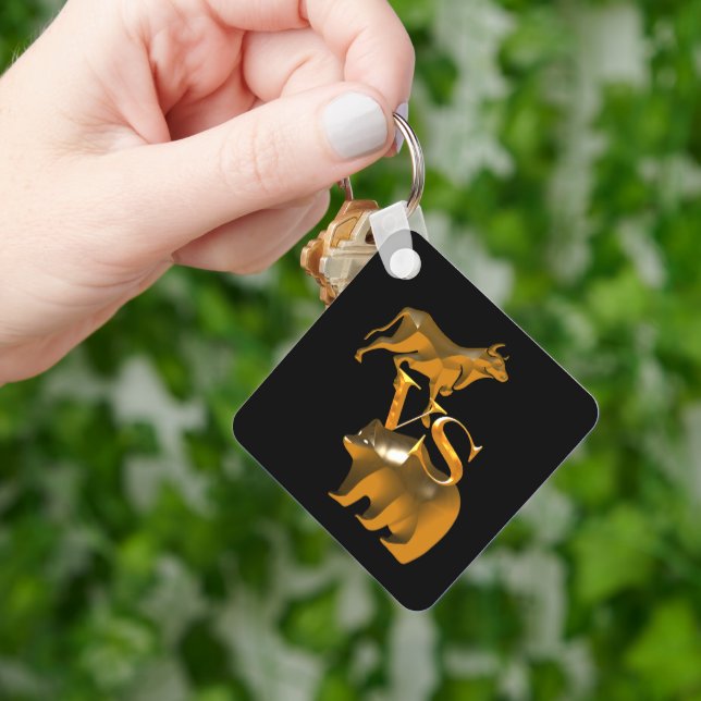 Finans Golden Bear Vs Bull Nyckelring (Hand)