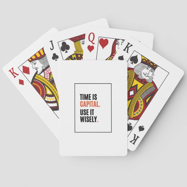 Finans Spelkväll Poker Kort Casinokort (Baksidan)
