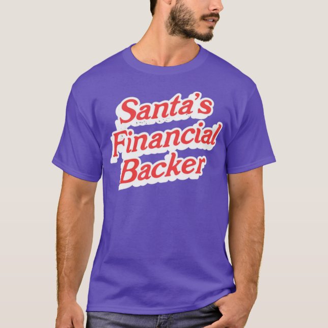Finansbackern i Santa T Shirt (Framsida)
