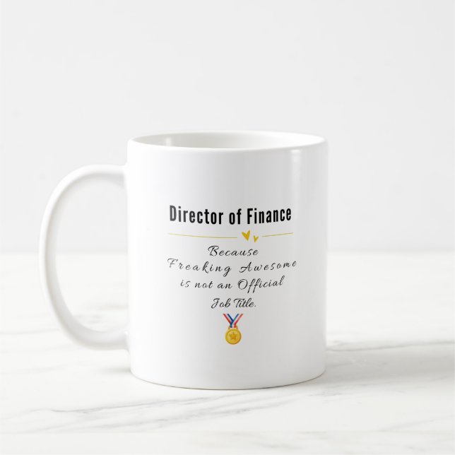 Finansdirektör – Superbra Jobbtitel  Kaffemugg (Vänster)