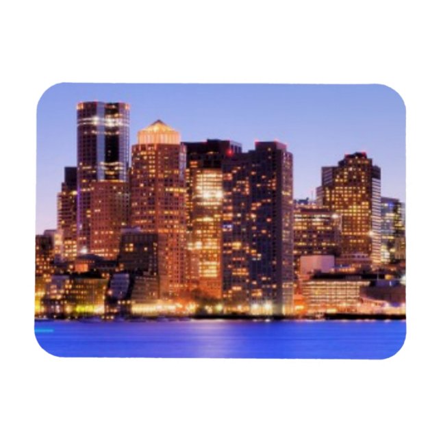 Finansdistriktet i centrala Boston Magnet (Horisontell)