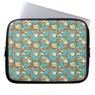 Finansfiskar Starfish Mönster Laptop Fodral
