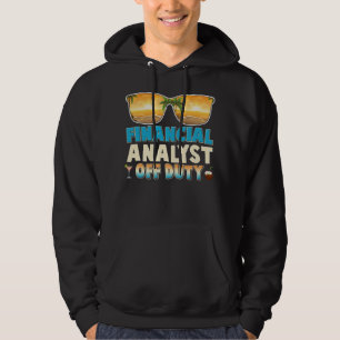 Finansiell analytiker  Avstängd sommarlov Sista D Hoodie