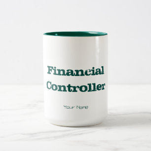 "FINANSIELL KONTROLLANT ", Två-Tonad MUGG
