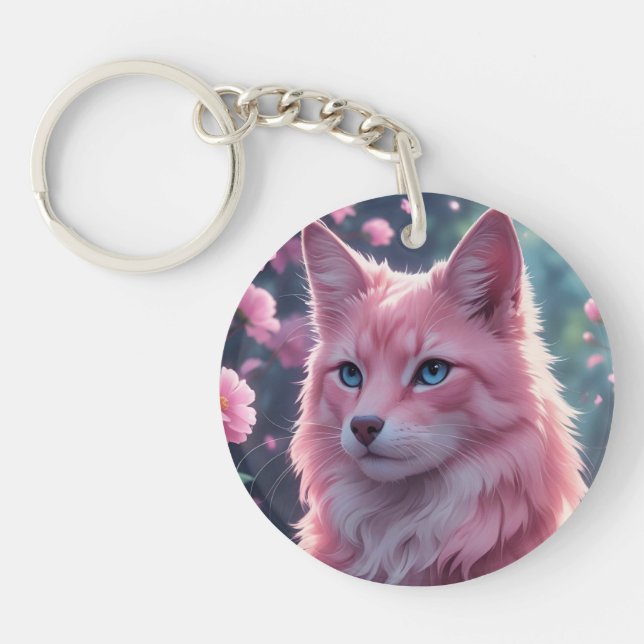 Finansiell nyckelkedja för Kattdjur (Framsidan)