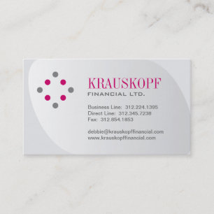 Finansiell rådgivarevisitkortmall visitkort