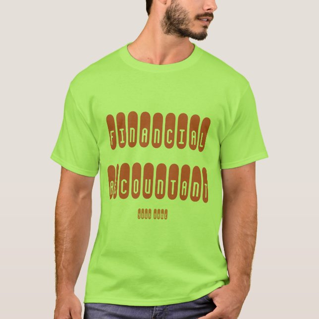 Finansiell revisor t-shirt (Framsida)
