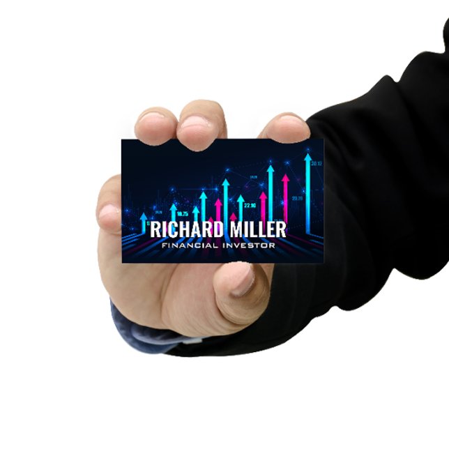 Finansiella diagrampilar | LAGRAR Visitkort (Skapare uppladdad)