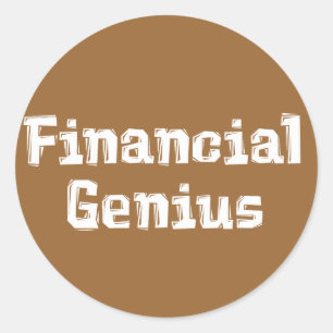 Finansiella genusgåvor runt klistermärke