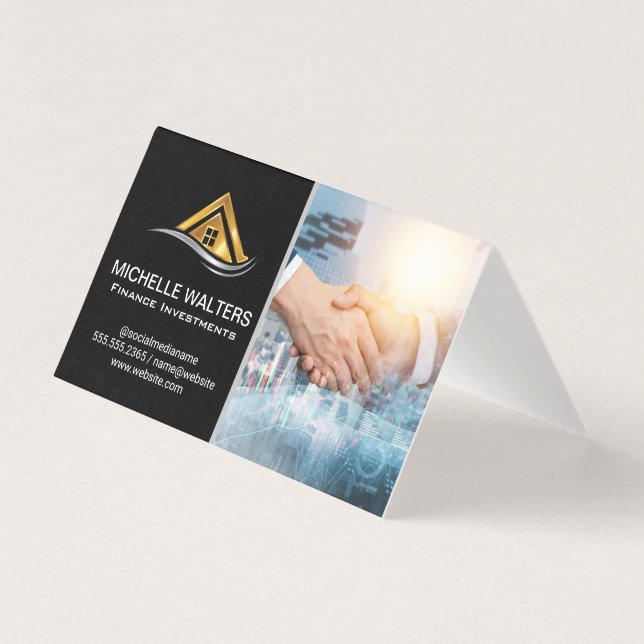 Finansiella rapporter | Egendom | Skakar Händer Kort (Framsida)