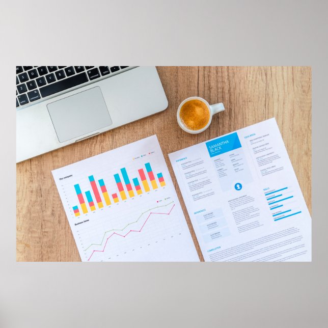Finansiella uppgifter för diagramgradens finansier poster (Framsidan)