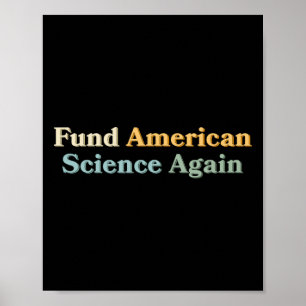 Finansiera Amerikansk Vetenskap Igen Anti-trump Ni Poster