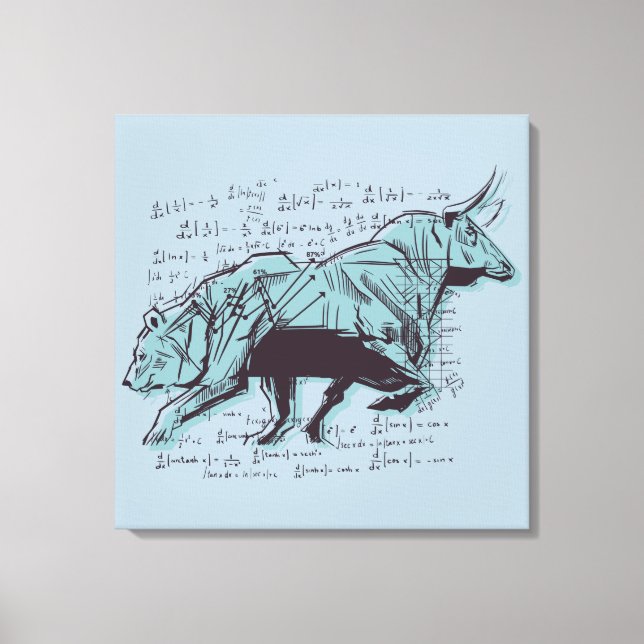 Finansiering av marknadsanalys för lagrar canvastryck (Framsida)