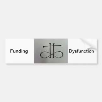 FinansieringDysfunctionbildekal Bildekal