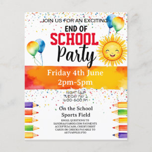 Finansieringsinsamling i Party Flygblad