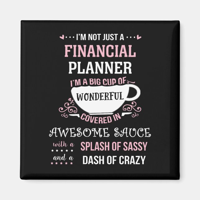 Finansieringsplaneraren Wonderful Fantastisk Sassy Magnet (Framsidan)