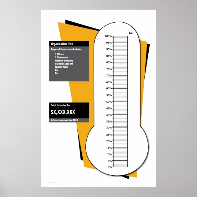 Finansieringstermometer i procent poster (Framsidan)