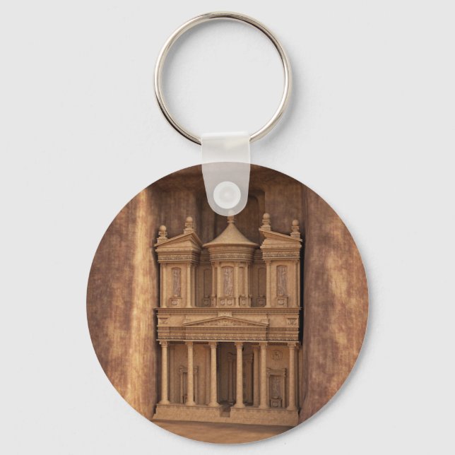 Finansministeriet i Petra, Jordanien Nyckelring (Framsida)