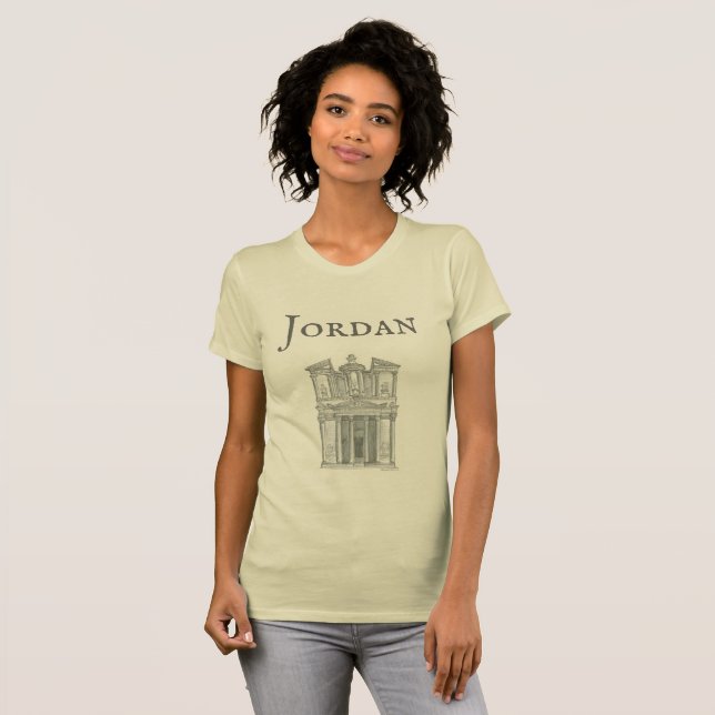 Finansministeriet, Petra, Jordanien T Shirt (Hel framsida)