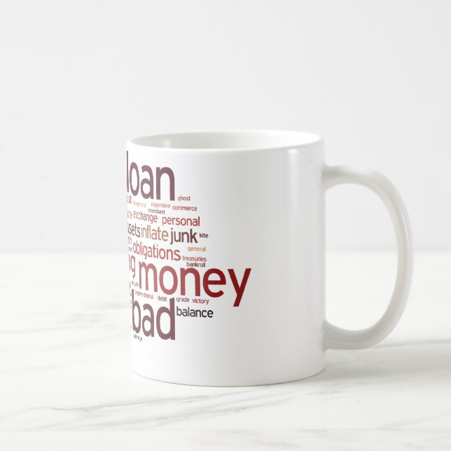 Finansordmoln Kaffemugg (Höger)