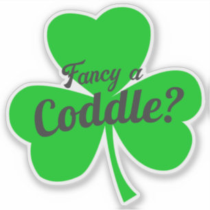 Finare A Coddle Irish Food Joke Klistermärken