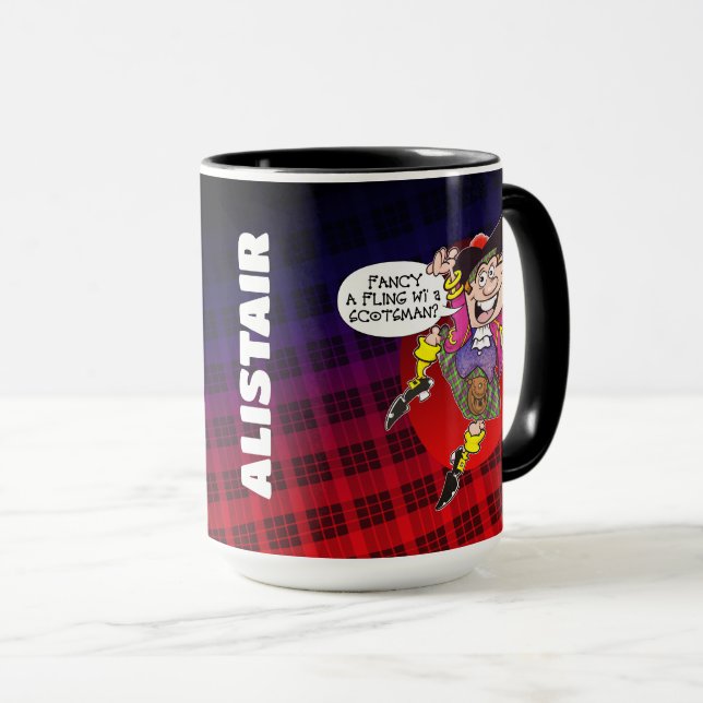 Finare a Fling wi's a Scotsman? Mugg (Framsida höger)