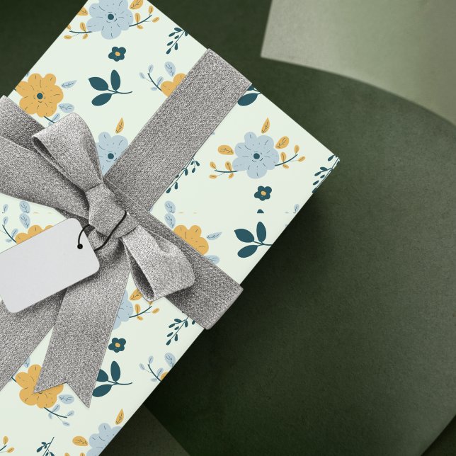 Finare Allover Mönster sjölösa Blommönstret Presentpapper (Skapare uppladdad)