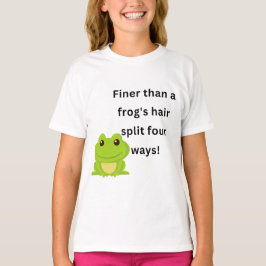 Finare än ett grodhår spaltat fyra vägar söderut t shirt