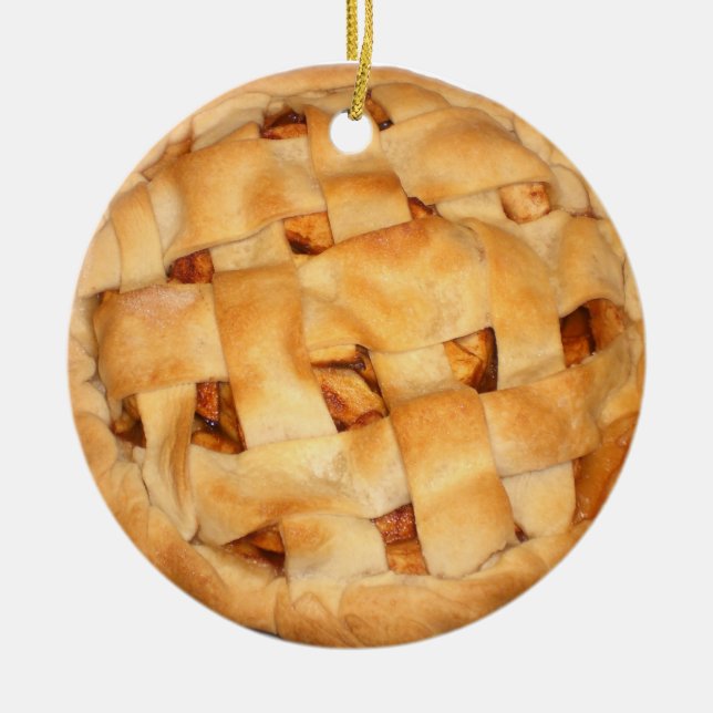 Finare Apple Paj Julgransprydnad Keramik (Framsidan)
