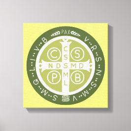 Finare Benedicine Kor nr 3 Grönt Canvastryck