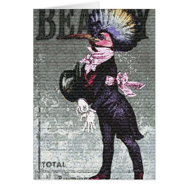 Finare Bird Hälsningskort (Framsidan)