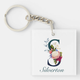 Finare Blommigt, marinflottan, Monogram Brev S