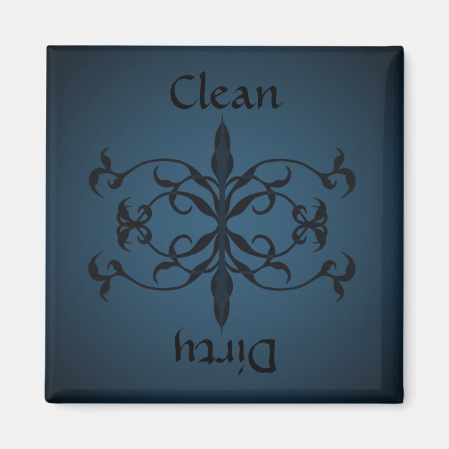 Finare Blue Clean eller ful dischasher magnet (Framsidan)
