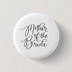 Finare Budens mamma Hand Lettered Button Knapp