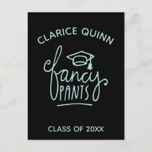 Finare Byxor Funny Grad Party Inbjudan