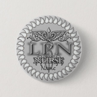 Finare Caduceus LPN sjuksköterska Knapp