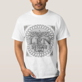 Finare Caduceus LPN sjuksköterska T Shirt