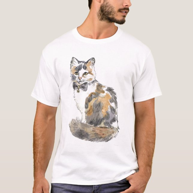 Finare Calico Cat T Shirt (Framsida)