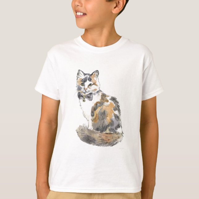 Finare Calico Cat T Shirt (Framsida)
