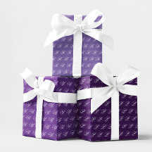 Finare Calligraphy Monogram Royal Lila Set