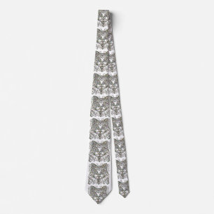 Finare Cat Abalone Tie Slips