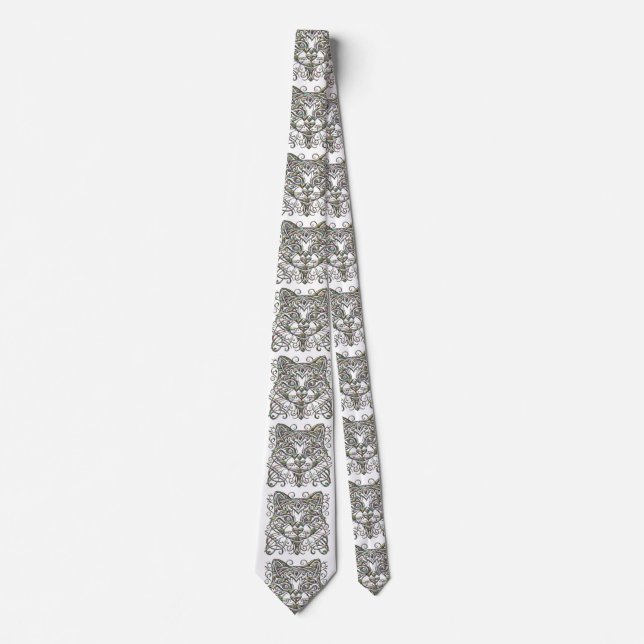 Finare Cat Abalone Tie Slips (Framsida)