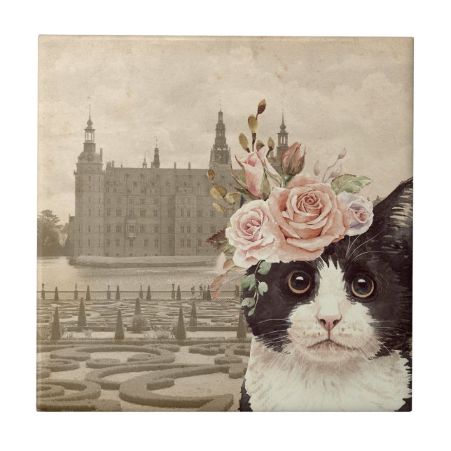 Finare Cat & Castle Kakelplatta (Framsidan)