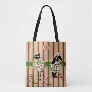 Finare Cat & Dapper Hund Tote Tygkasse