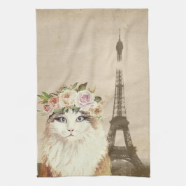 Finare Cat & Eiffel Kökshandduk