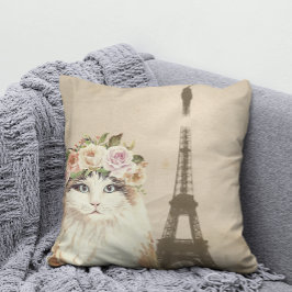 Finare Cat & Eiffel Torn Kudde
