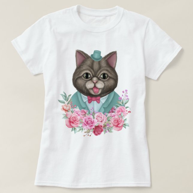 Finare Cat T Shirt (Design framsida)